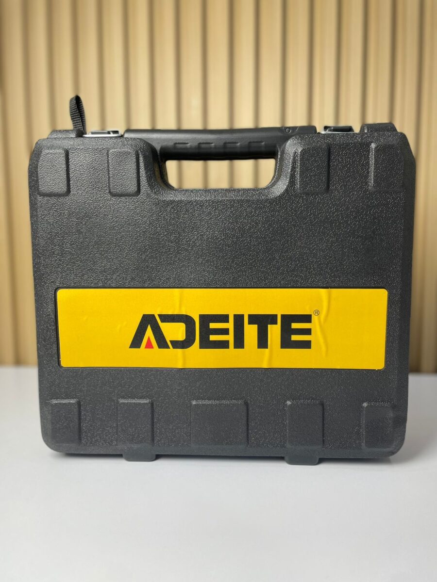 Kit Taladro Percutor Inalámbrico ADEITE 48V — Maletín Completo, Brocas, Destornillador, 1500 RPM