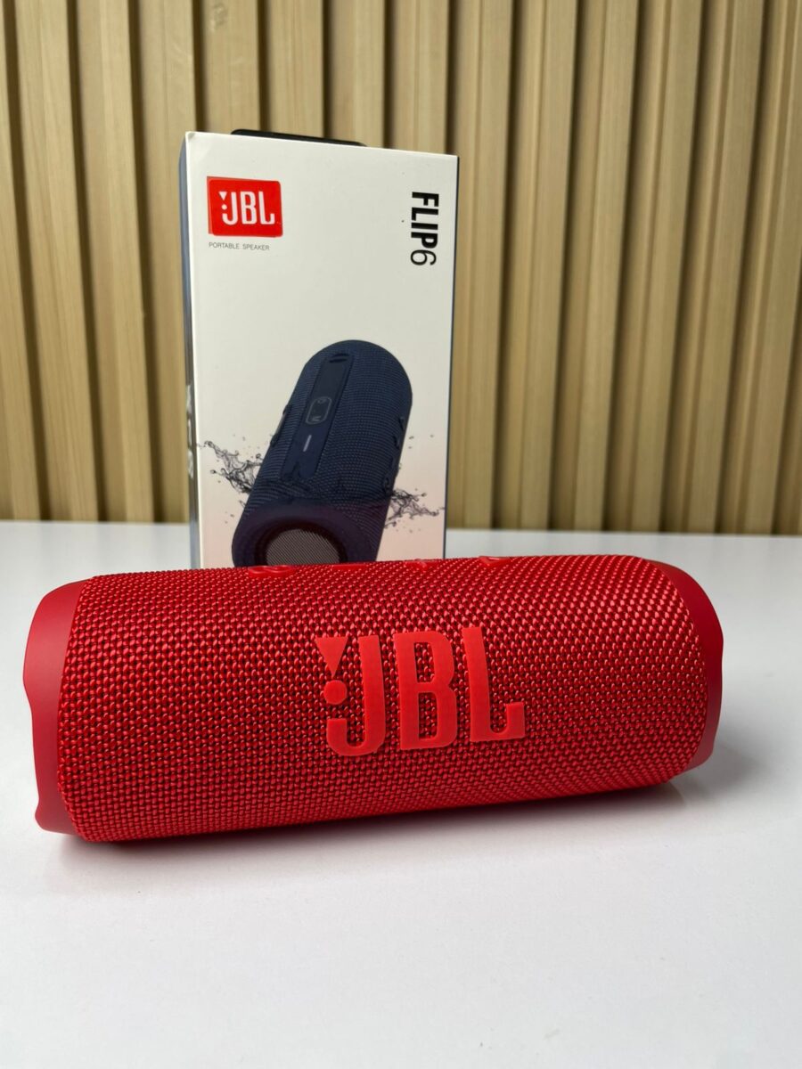 Parlante Flip 6 Inalámbrico Bluetooth — Altavoz Portátil Cilíndrico, Sistema Acústico 2 Vías, Batería Recargable