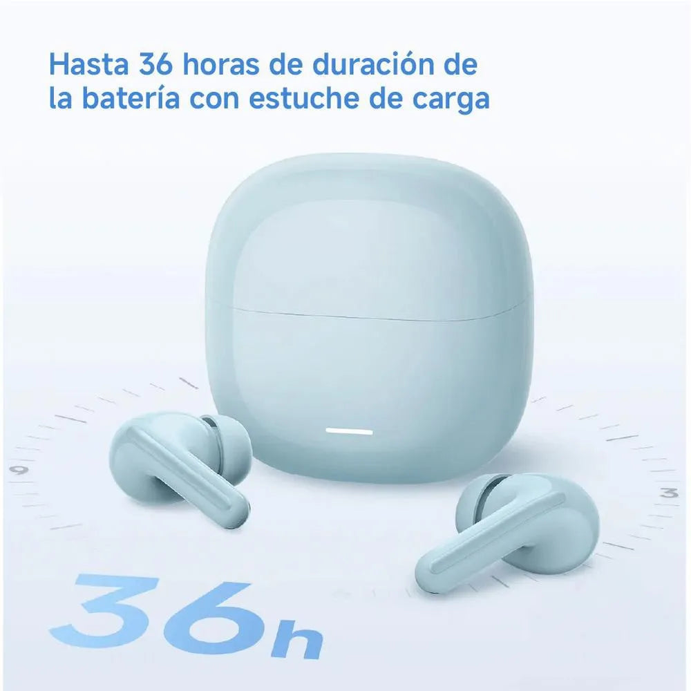 Redmi Buds 8 Lite Azul — ANC 42dB, Bluetooth 5.4, Driver 12.4mm, 36h Batería, IP54