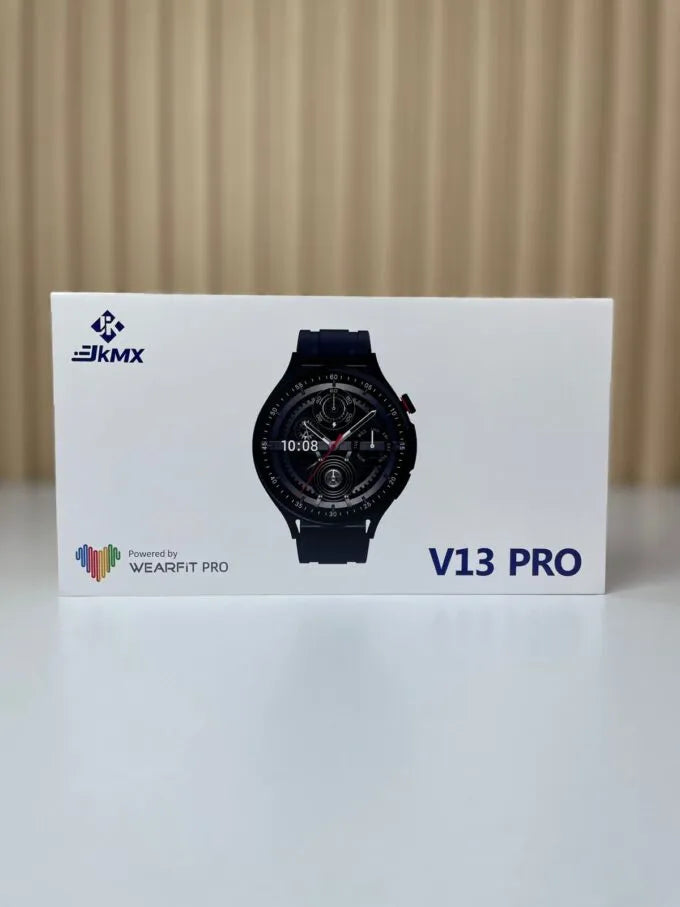 Smartwatch JKMX V13 Pro — Reloj Inteligente AMOLED, Monitor Cardíaco, SpO2, Bluetooth 5.2, WearFit Pro