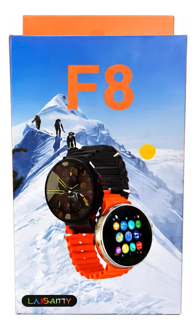 Reloj Inteligente F8 — Smartwatch Pantalla TFT 2", Notificaciones, Compatible LAXASFIT, Diseño Ligero