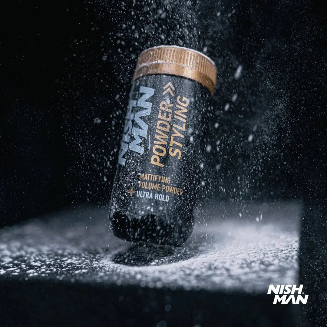 Nishman Cera en Polvo X1 Matte — Styling Powder Texturizante 30g, Fijación Flexible, Acabado Mate, Volumen Natural