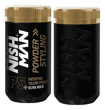 Nishman Cera en Polvo X1 Matte — Styling Powder Texturizante 30g, Fijación Flexible, Acabado Mate, Volumen Natural
