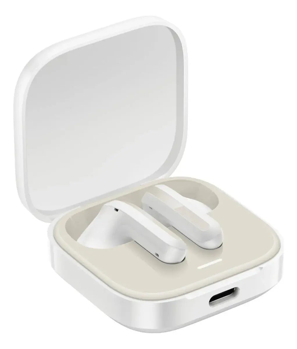 Redmi Buds 6 Active Blanco — Bluetooth 5.4, Micrófono Dual, 30h Batería, IPX4