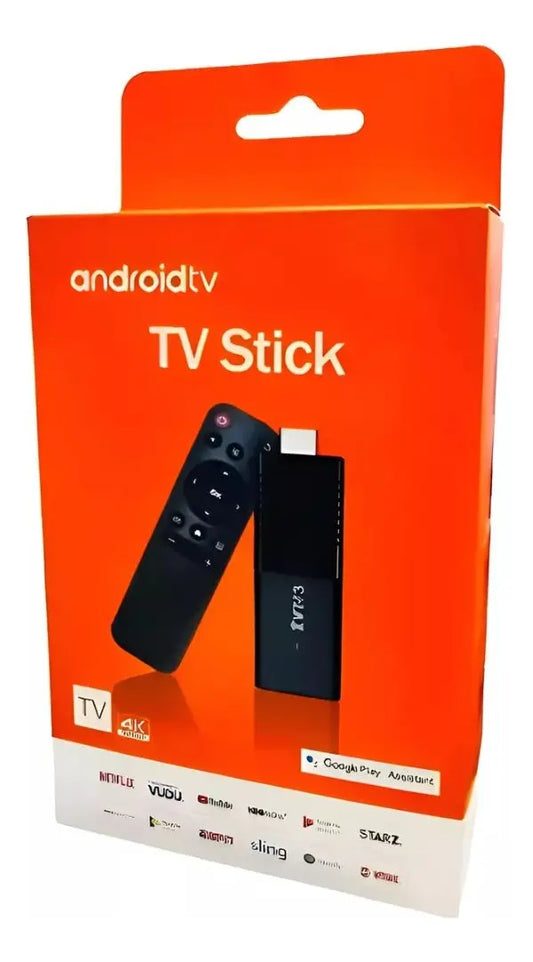 Android TV Stick 4K TVR3 — Convierte tu TV en Smart TV