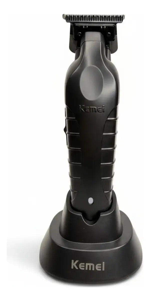 Kemei KM-2299 Patillera Profesional Inalámbrica — Trimmer Cuchilla T-Blade 0.0mm, Motor 7000 RPM, USB-C