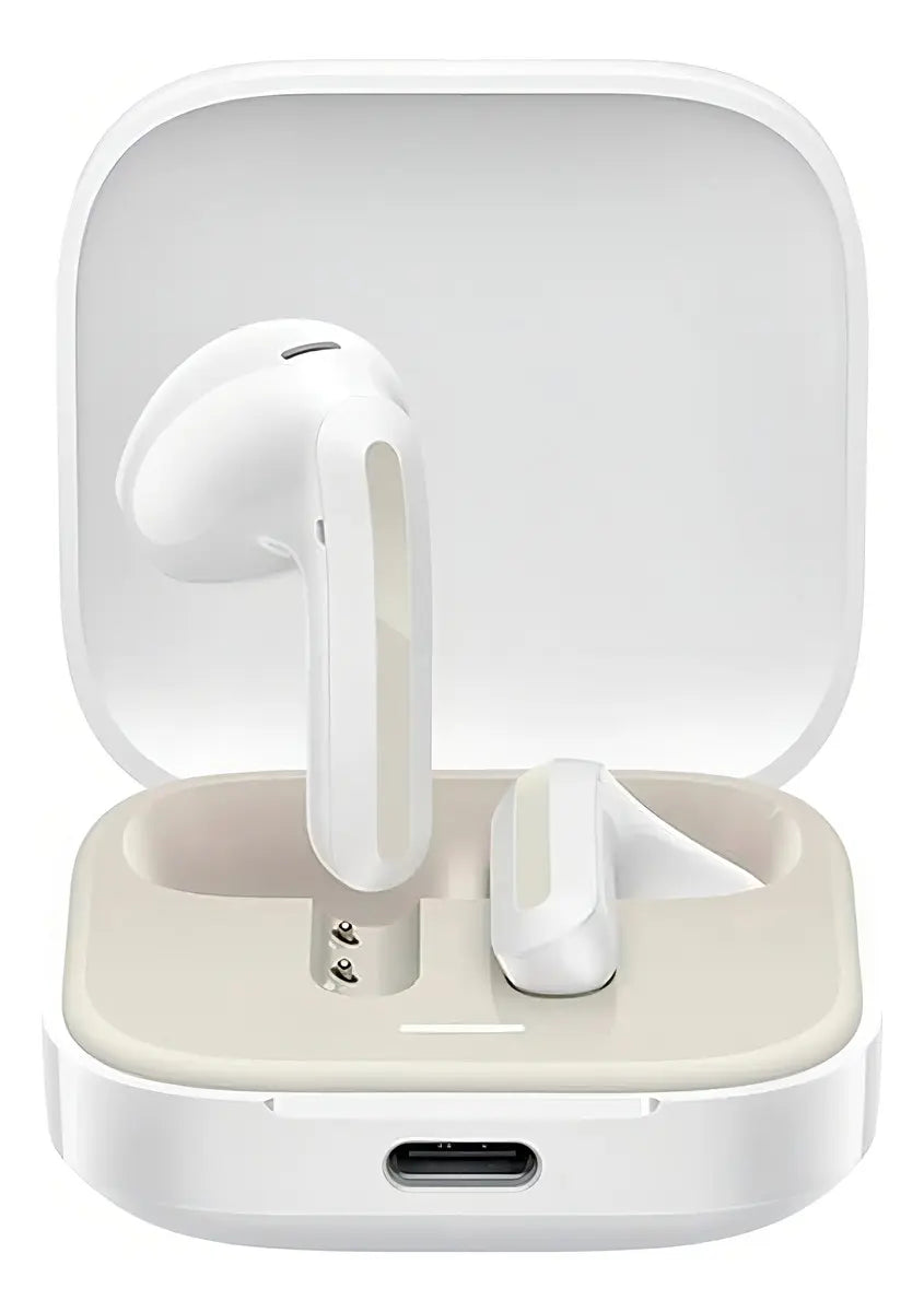 Redmi Buds 6 Active Blanco — Bluetooth 5.4, Micrófono Dual, 30h Batería, IPX4