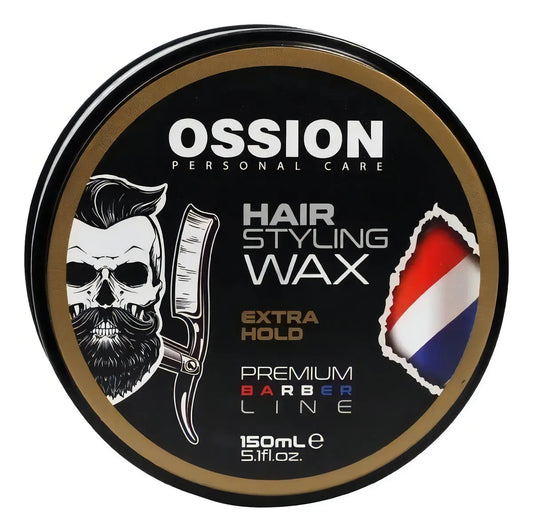 Ossion Extra Hold Gel-Cera 150ml — Fijación Extrema, Acabado Brillante, Fórmula a Base de Agua, Vegana