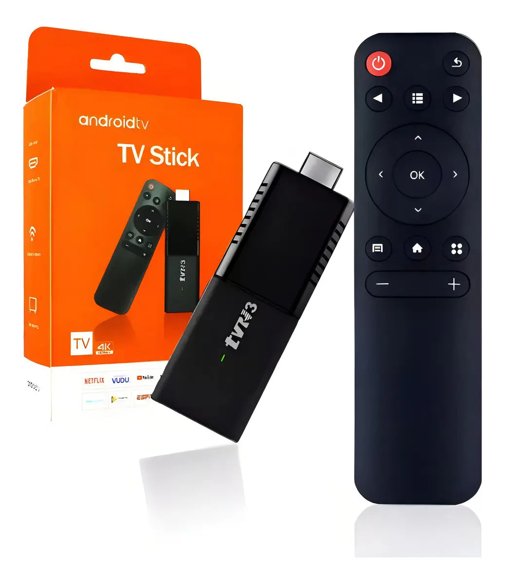 Android TV Stick 4K TVR3 — Convierte tu TV en Smart TV