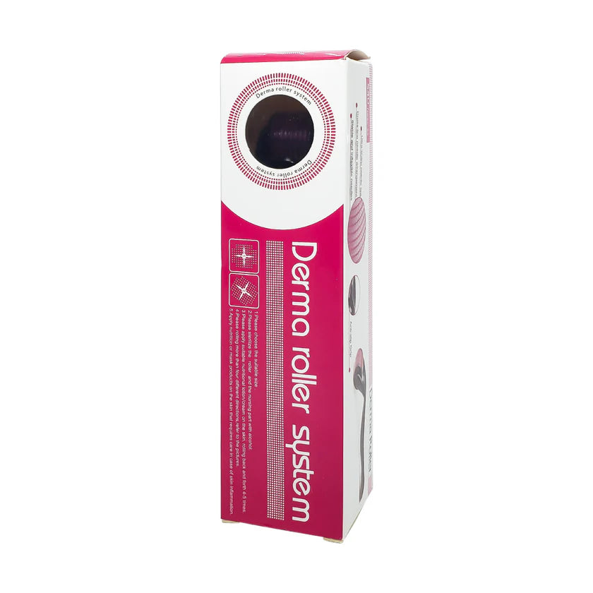 Dermaroller 540 Agujas 0.5mm — Sistema de Microneedling Facial, Estimula Colágeno, Mejora Textura de la Piel
