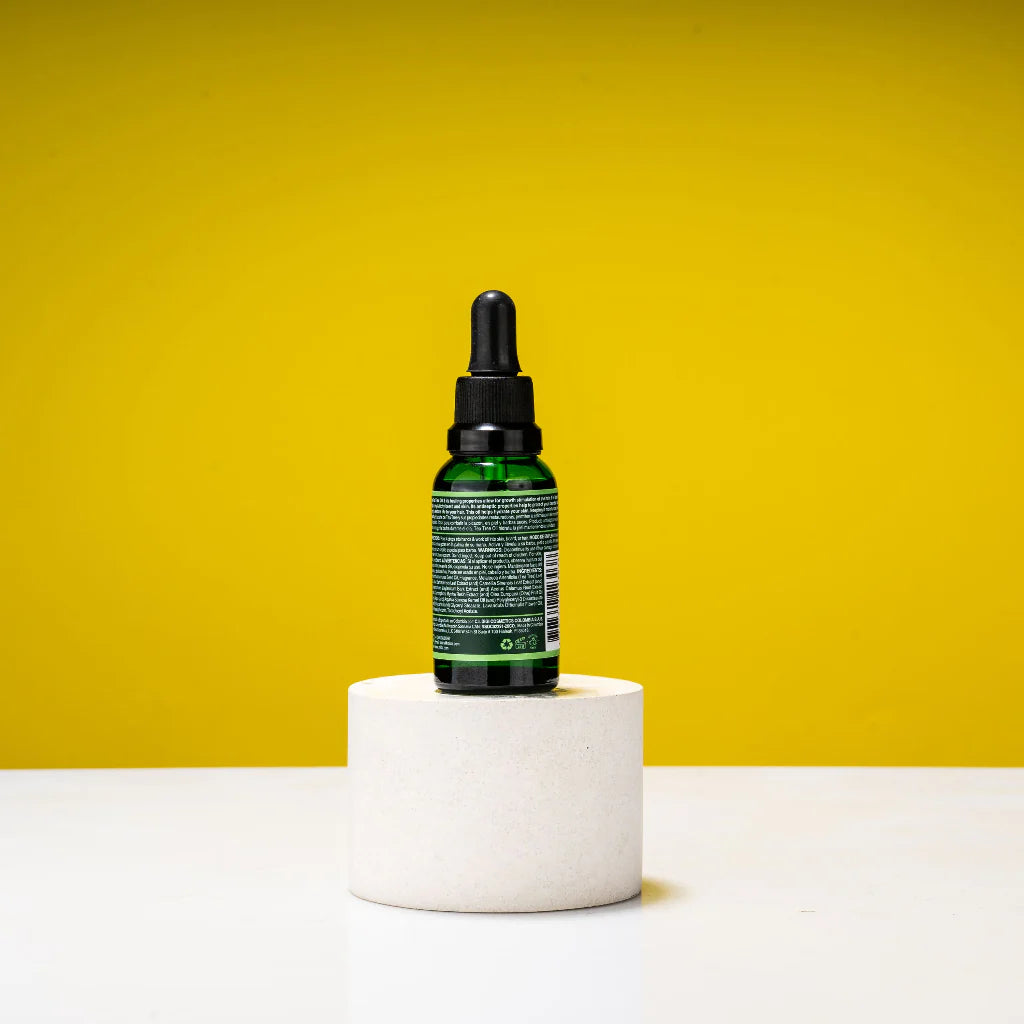 Rolda Aceite Tea Tree — Árbol de Té 30ml, Para Barba Cabello y Piel, Antiséptico, Alivia Picazón