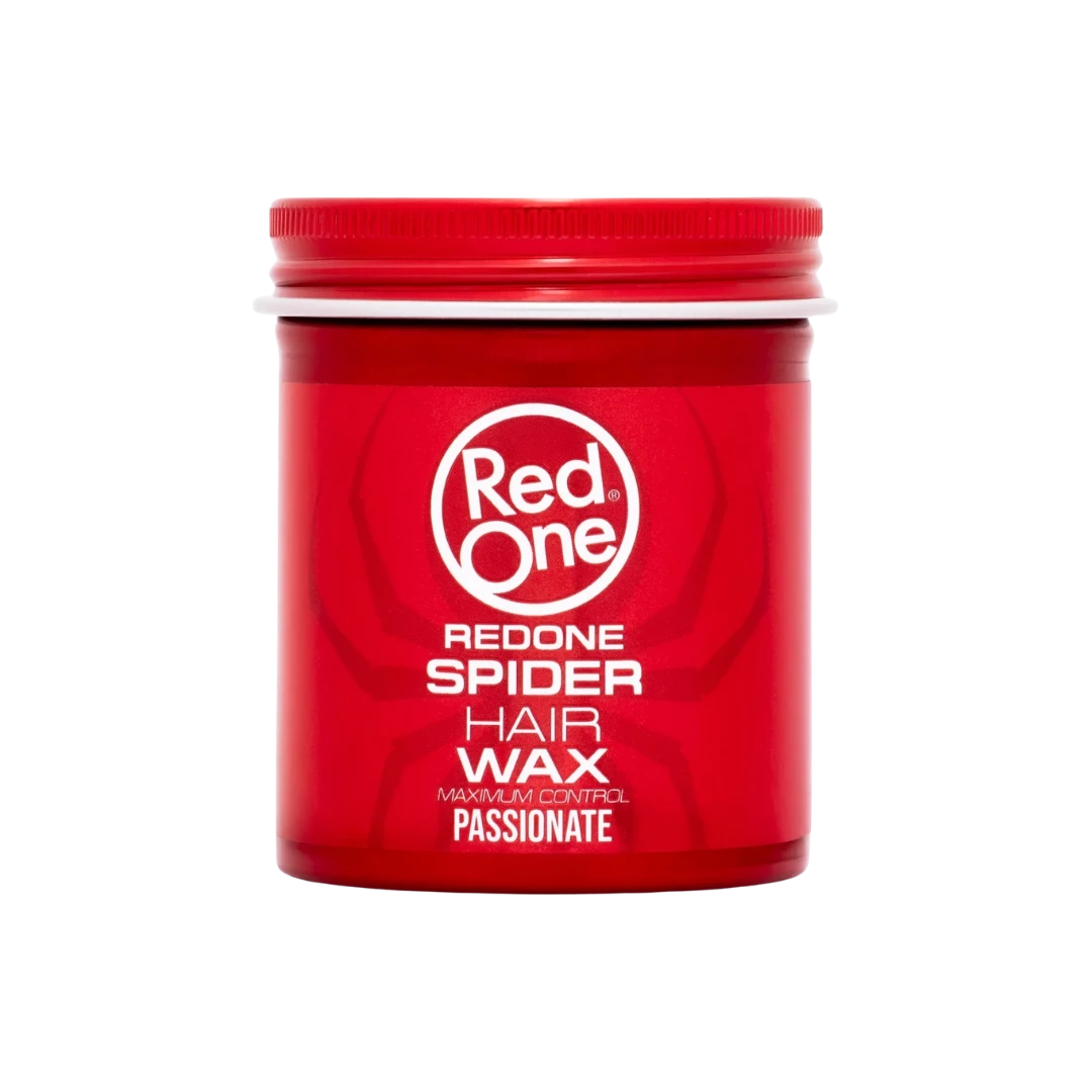 RedOne Cera Spider Passionate 100ml — Roja, Acabado Telaraña, Fijación Fuerte, Fragancia Frutal