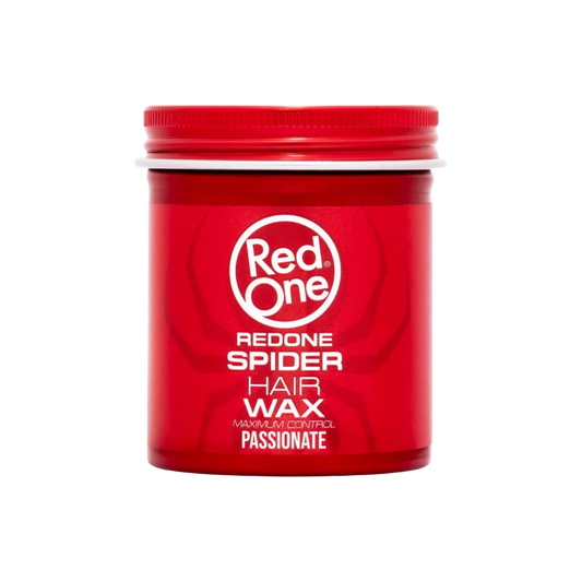 RedOne Cera Spider Passionate 100ml — Roja, Acabado Telaraña, Fijación Fuerte, Fragancia Frutal