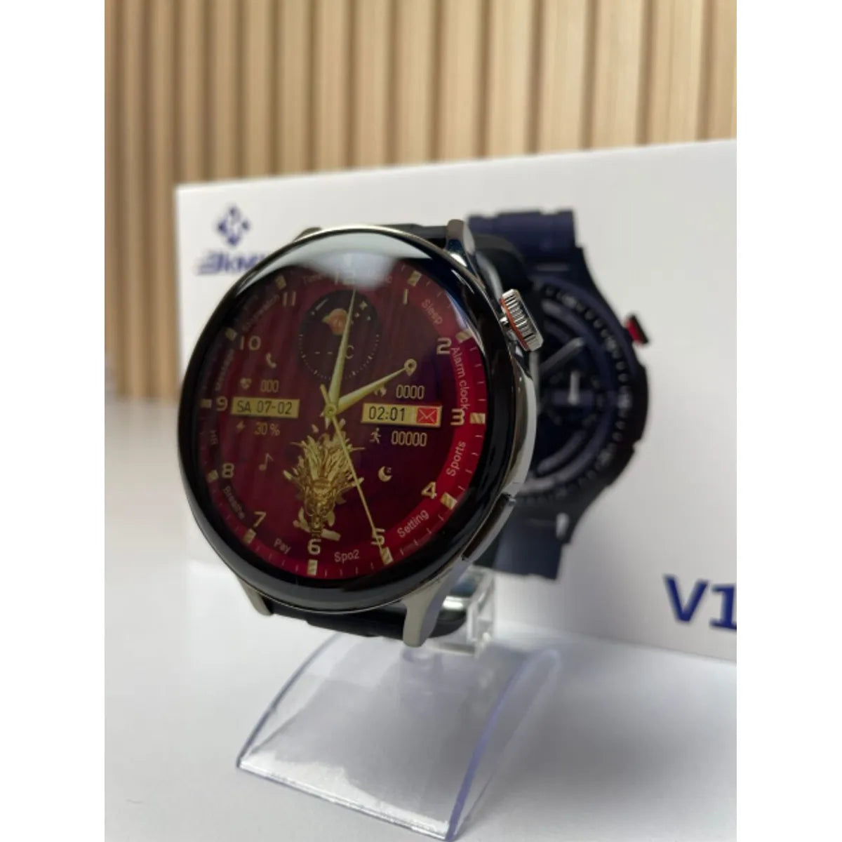 Smartwatch JKMX V13 Pro — Reloj Inteligente AMOLED, Monitor Cardíaco, SpO2, Bluetooth 5.2, WearFit Pro