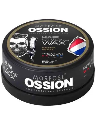 Ossion Extra Hold Gel-Cera 150ml — Fijación Extrema, Acabado Brillante, Fórmula a Base de Agua, Vegana