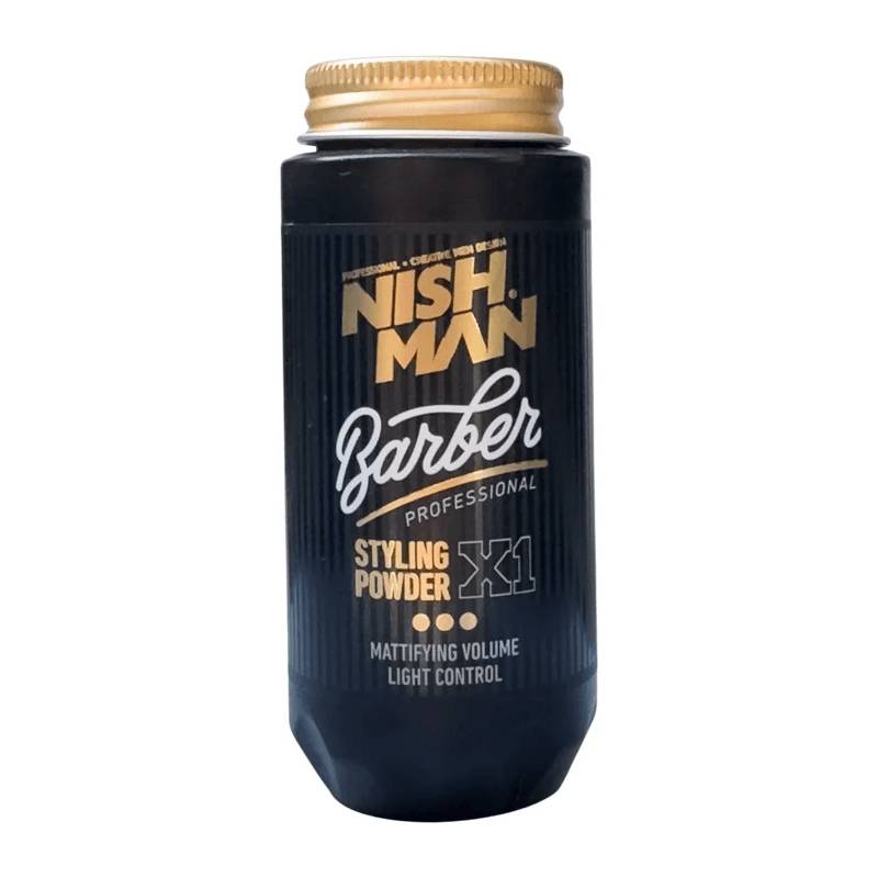 Nishman Cera en Polvo X1 Matte — Styling Powder Texturizante 30g, Fijación Flexible, Acabado Mate, Volumen Natural
