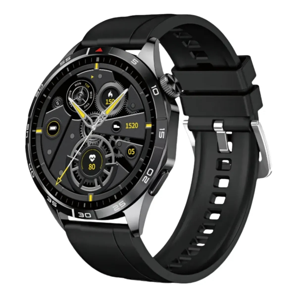 Smartwatch JKMX V20 Pro — Reloj Inteligente AMOLED 1.9", Monitor de Salud, Bluetooth, Compatible Android, Diseño Deportivo